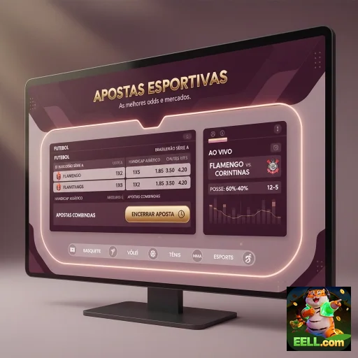 Tela com opções de apostas ao vivo no eell para jogadores VIP.