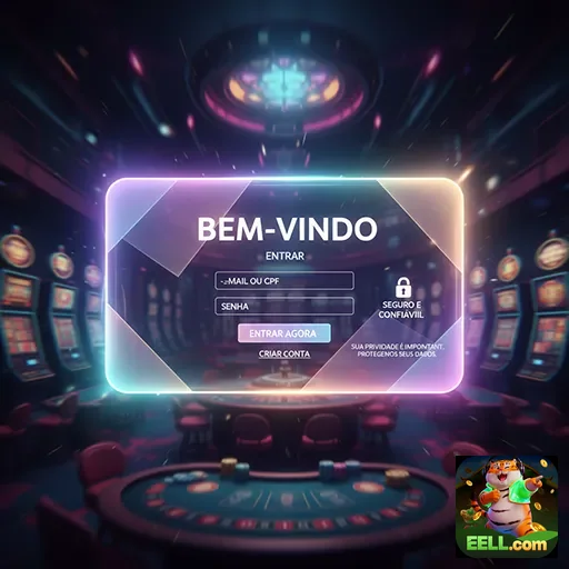 Tela de login da eell com foco em serviços VIP.
