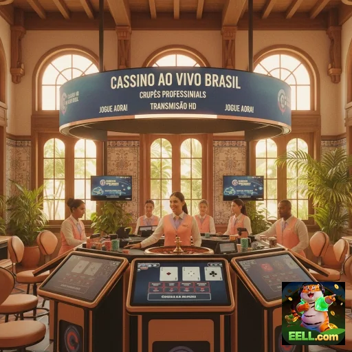 eell apresenta um cassino ao vivo com crupiês profissionais.