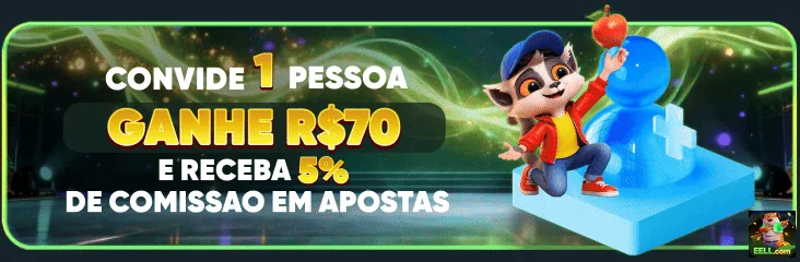 Personagem convidando para acessar serviços VIP no eell