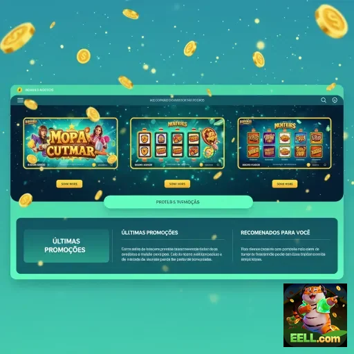 Tela do eell mostrando jogos e promoções VIP para usuários.